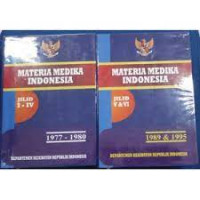 Image of Materia Medika Indonesia Jilid I-IV : 1977-1980