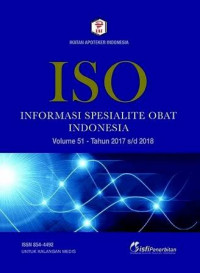 Image of ISO ( Informasi Spesialite Obat Indonesia) Volume 51 - Tahun 2017 s/d 2018