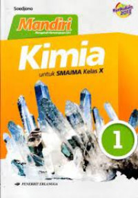 Image of Mandiri Kimia Jilid 1 untuk  SMA/MA Kelas X