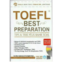 Image of TOEFL Best Preparation ( Tips & Trik Plus Bank Soal)