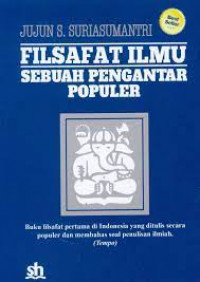 Image of Filsafat Ilmu Sebuah Pengantar Populer
