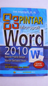 Image of Pintar Microsoft Word 2010